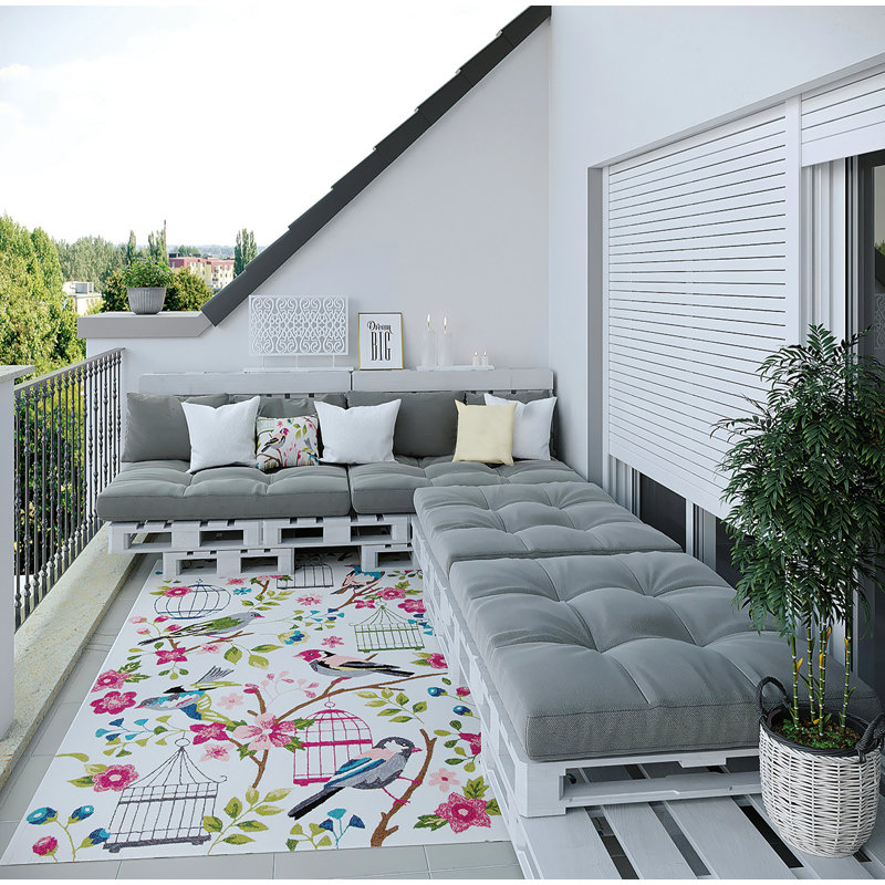 Jessie Hand-Tufted White Rug, Rectangle 100 x 200cm