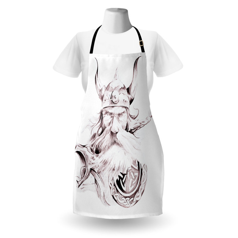 No Pattern Bib Apron