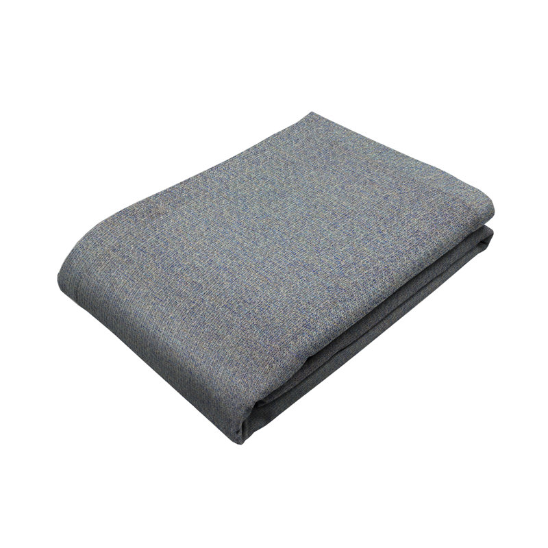 Yannick Polyester Solid Colour Bedspread, W50 x L255cm, Blue
