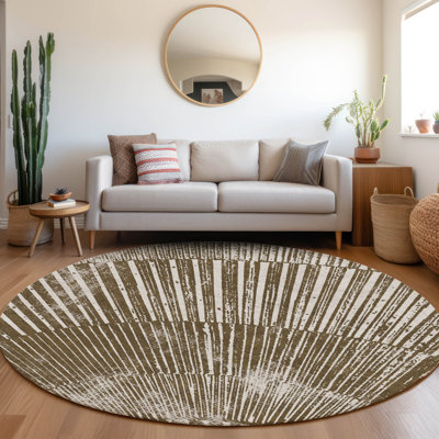 Altair Washable Abstract Indoor / Outdoor Rug