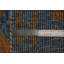 Tapis contemporain bleu Gabbeh 5 x 8 pour les intérieurs urbains
