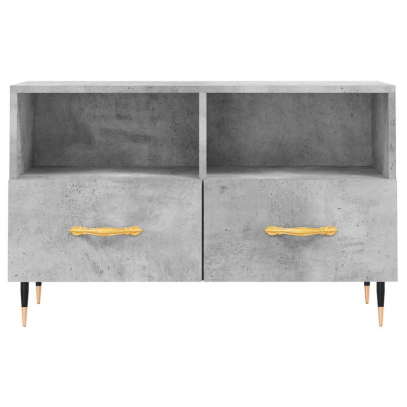Archlebov TV Stand for TVs up to 32", Concrete Grey