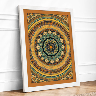 Sacred Geometry Geometric - Framed Print