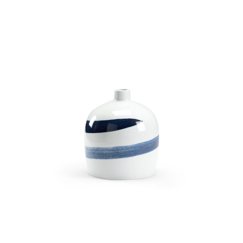 Vase de table en céramique Essex, H 11 po x l 9,5 po x P 9,5 po