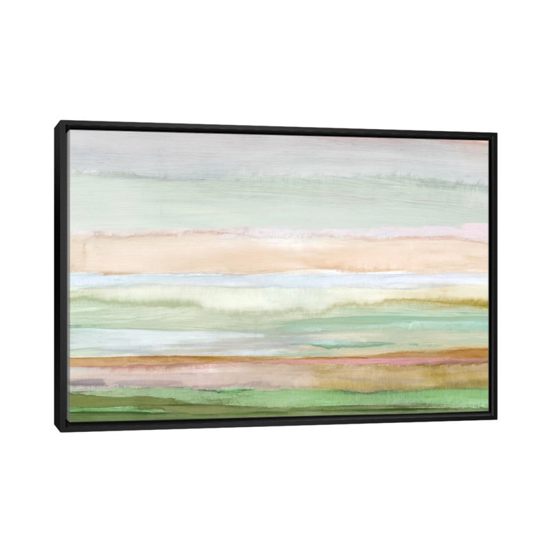 « poursuite », impression sur toile, H 18 po x l 26 po x P 1,5 po, Toile avec cadre noir, Pas de tapis