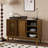 Farmhouse 47.3" Sideboard Buffet Cabinet With 2 Sliding Doors-20664935