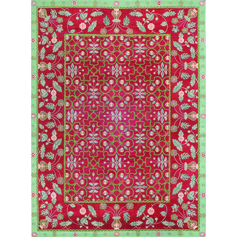 Erika Wool Oriental Area Rug, Runner 3' x 12'