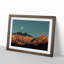 Moon over South Tyrol in Italy in Abstract - Picture Frame Graphic Art Print-55725203-55725201