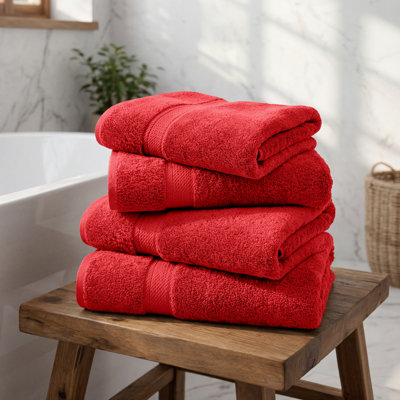 Donlad Certified Certified Egyptian Cotton 800 GSM Heavyweight Plush Solid Luxury Bath Towel