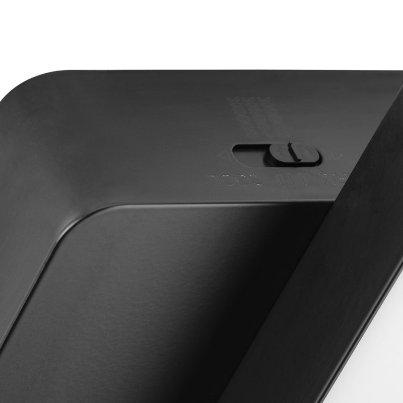 Éclairage à DEL à intensité variable pour meuble-lavabo Arwed, Noir mat