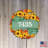 Sunflower Round Wall Plaque