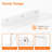 Floating Shelves For Wall, 6 Pack 15" Clear Acrylic Shelf Room Decor For Book/Figures/Photo/Makeup In Bathroom, Book Shelf, Living Room, Bedroom, Kitchen Storage And Organization