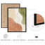 Framed Wall Art Abstract Print for Modern Home Decor - 11"x14"-116561599-116561597