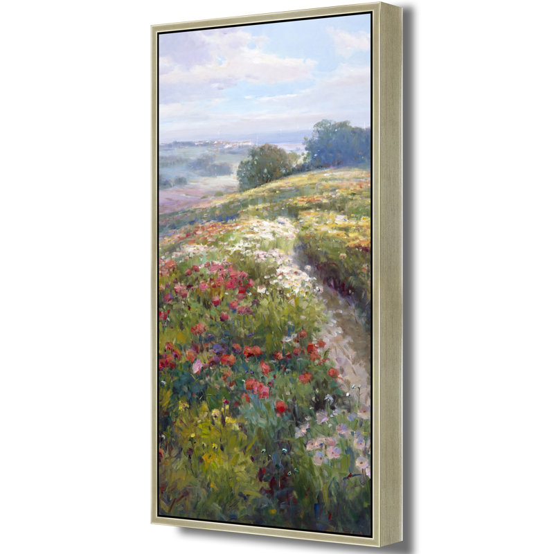 «Windswept Bloom», H 50 po x l 26 po, Brun