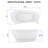 59'' x 30'' Freestanding Soaking Acrylic Bathtub