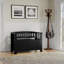 Banc de rangement transitionnel en bois massif Acadian 48 po L-292839264-304960386