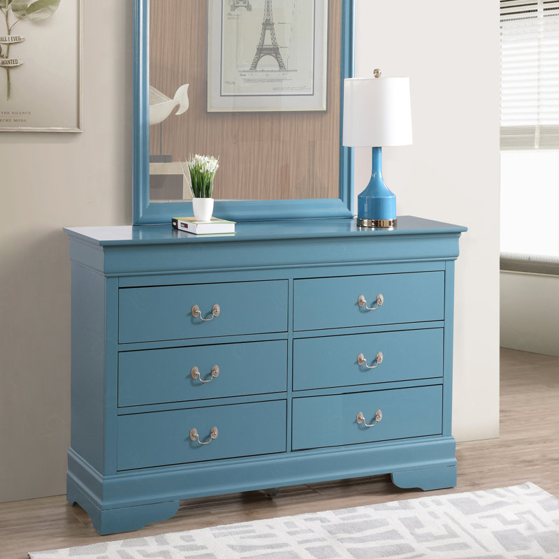 Commode Louis Phillipe G3180-D, Sarcelle