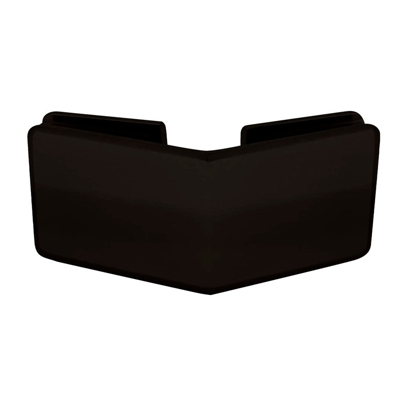 Pince à verre biseauté 135 degrés pour vitrage de 3/8 po à 1/2 po (10 à 12 mm) d'épaisseur, finition bronze huilé