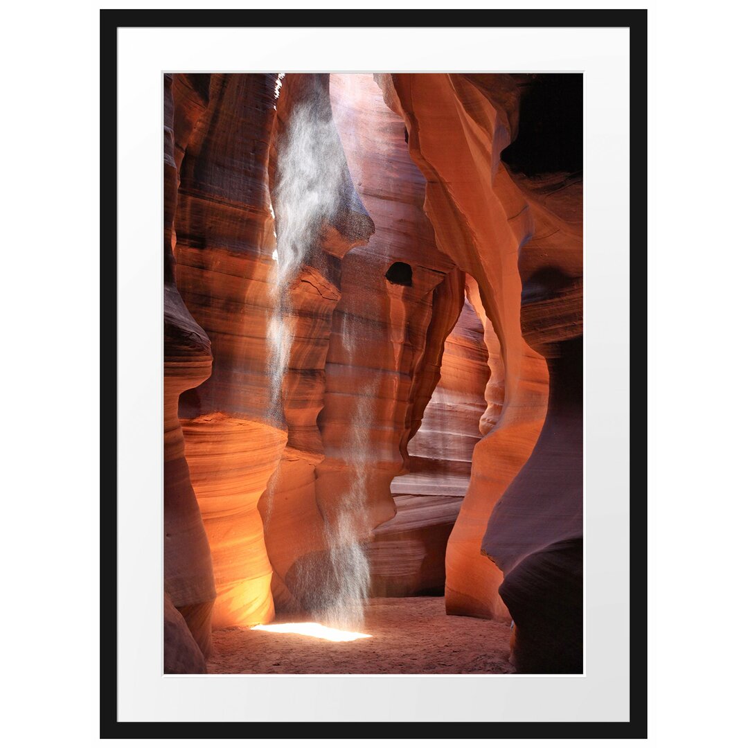 Sand Antelope Canyon Gerahmter Fotokunstdruck Poster