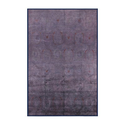 Tapis oriental mauve