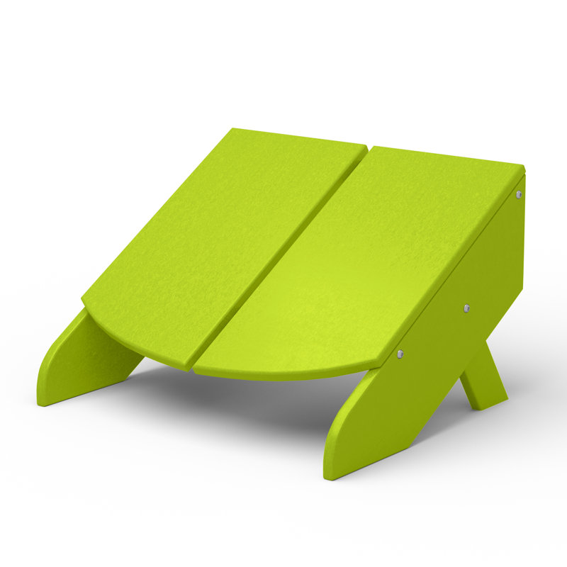 Repose-pieds moderne en poly, Limette