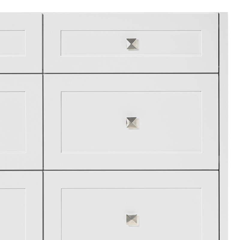 ARIEL Monroe 48 Single Sink Bathroom Vanity with Carrara Quartz Top, White, 66" - 67", Italian Carrara Marble