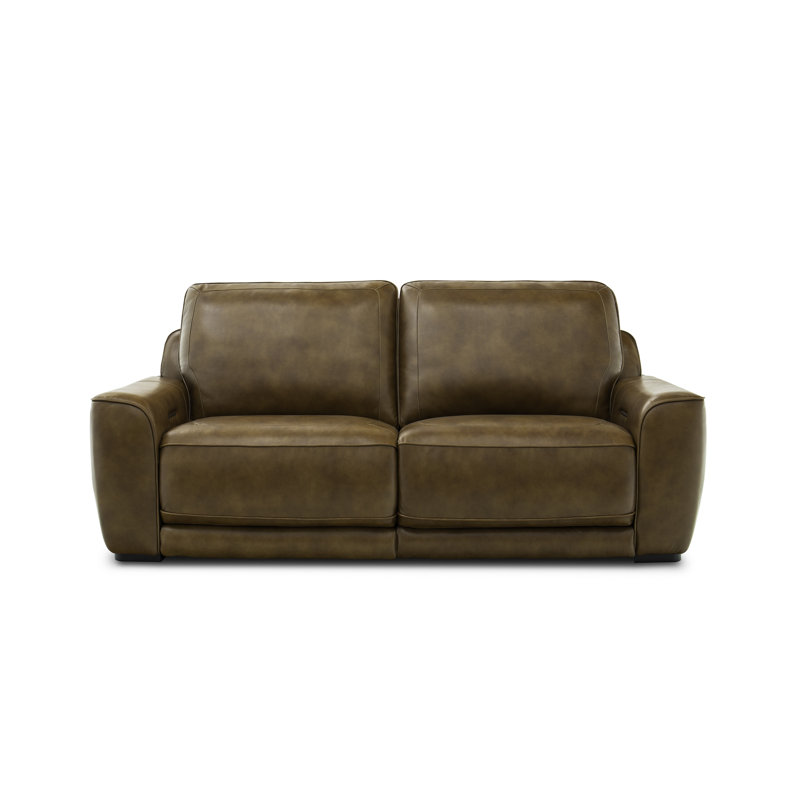Kersh Zero Wall Power Reclining Sofa, Brown