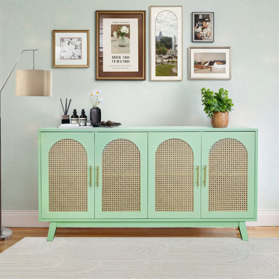 Charming Rattan Sideboard Cabinet for Home Decoration and Organization
