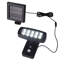 Imel Black 17cm H Solar Powered Integrated LED Outdoor Bulkhead Light with Dusk to Dawn