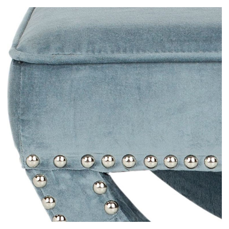 Pouf, Bleu pastel