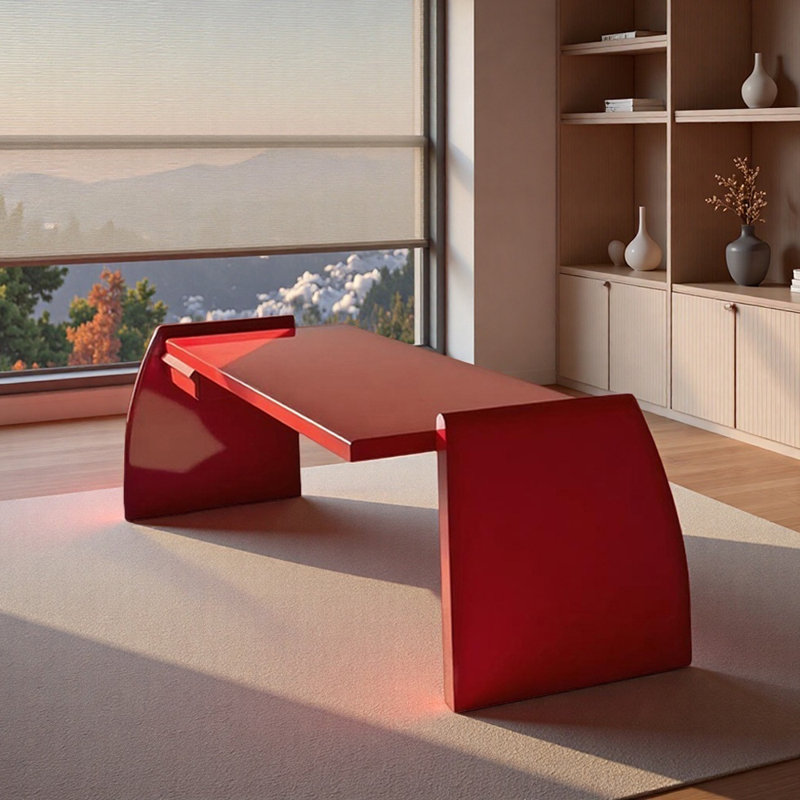 Bureau d'écriture Creative Red Alien, H 28,34 po x l 94,48 po x P 23,62 po