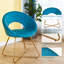 Ensemble de fauteuils en velours Mid-Century