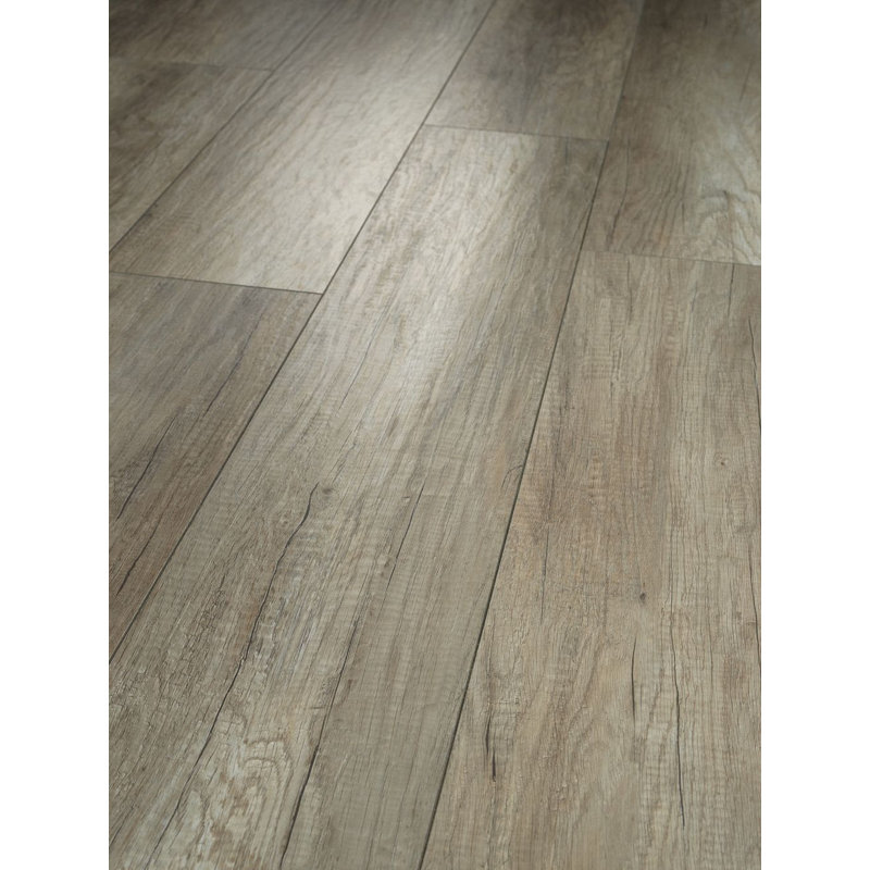 Parquet stratifié en chêne 8 po x 48 po x 11,6 mm Voyager, Lumière fusion