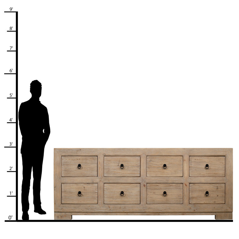 Capri 89'' W Solid Wood Sideboard