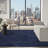 DKNY Central Park West 7'10" x 9'10" Navy Modern Indoor Rug-124911363-106156795