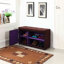 Grand repose-pieds de rangement de 18 po avec compartiment à chaussures, brun