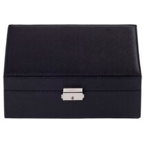 Brown Velvet Scratch Resistant Anti Tarnish Jewelry Box with 6pcs Manicure  Set