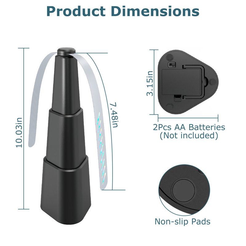 Portable Reflective Fly Repellent Fan