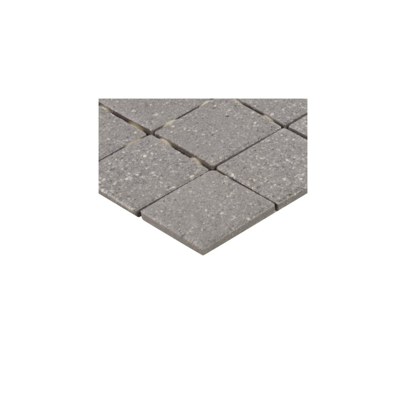 Carreau de mosaïque 2 po x 2 po Daltile Keystones (12 pièces par carton) (24,00 pieds carrés par carton), Suède gris moucheté