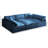 Atis Velvet U-Shaped Sectional Reversible-1041213067