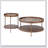 2-Piece Modern 2 tier Round Coffee Table Set for Living Room,Easy Assembly Nesting Coffee Tables-1367376707
