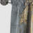 Minimalism Grey Gold Moon Potteries - Spirals Curtain - Blackout Abstract Curtain - 1 Panels-107631042