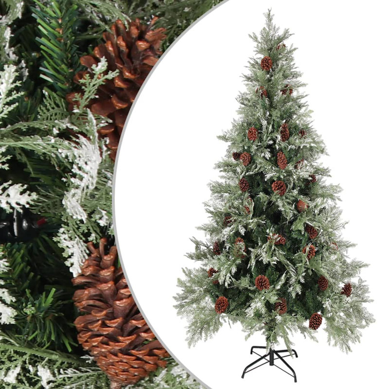 Artificial Pine Christmas Tree, 7.38ft H x 3.94ft W x 3.94ft D
