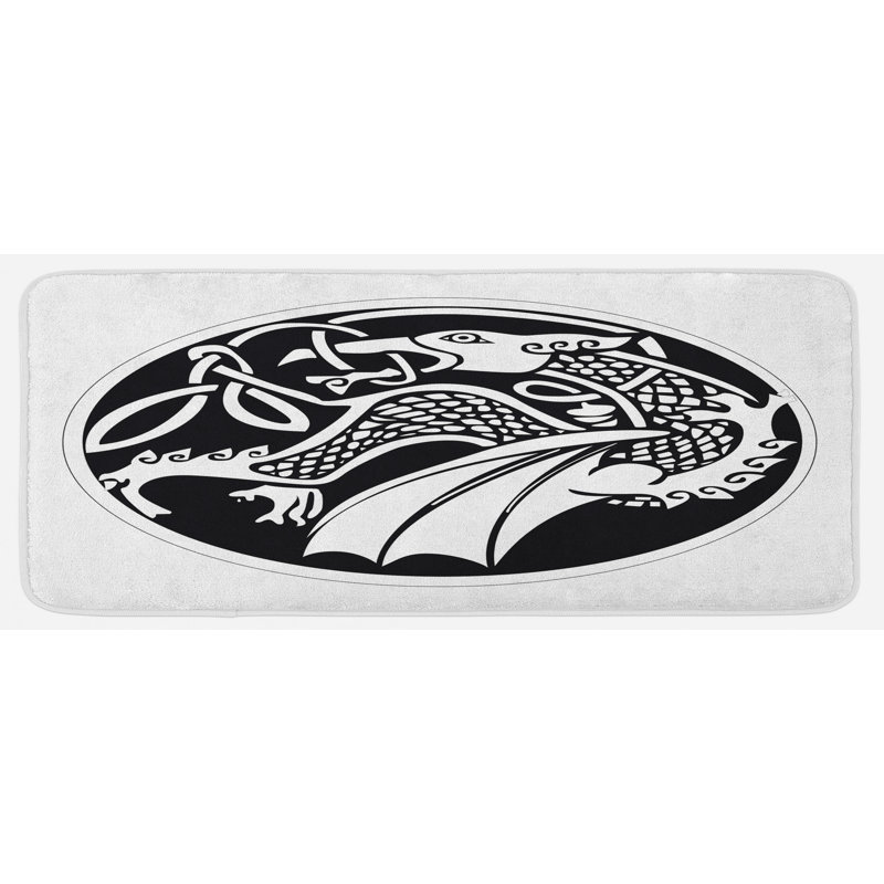 Eclectic Synthetic Kitchen Mat