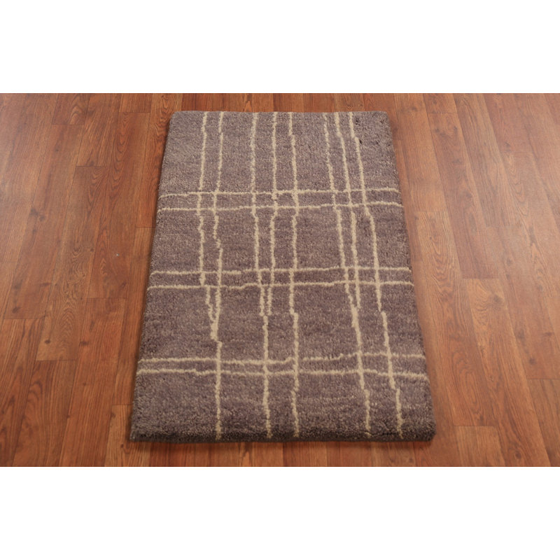 Tapis marocain brun brun 2 x 3