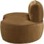 Chaise rembourrée en velours Swerve-1425424414