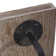 Metal Battery Operated Geometric Room Accent Lamp with Included Fixed LED Light