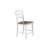 5-Pc Counter Height Dining Set Dining Table 4 X Chairs Wood Grain Look Table Top Classic Dining Room