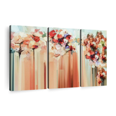 "Floral Abstract" sur toile