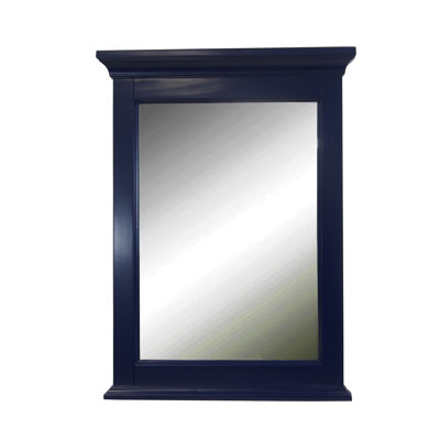 Bernardsville Wood Flat Wall Mirror